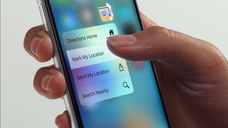 iPhone 3d Touch