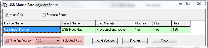 usb mouse rate adjuster windows 10 download