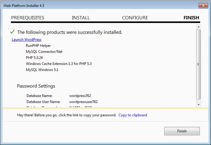 Microsoft Web Platform Installer 4.5